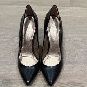 BCBGeneration Black Pointed Toe Heels